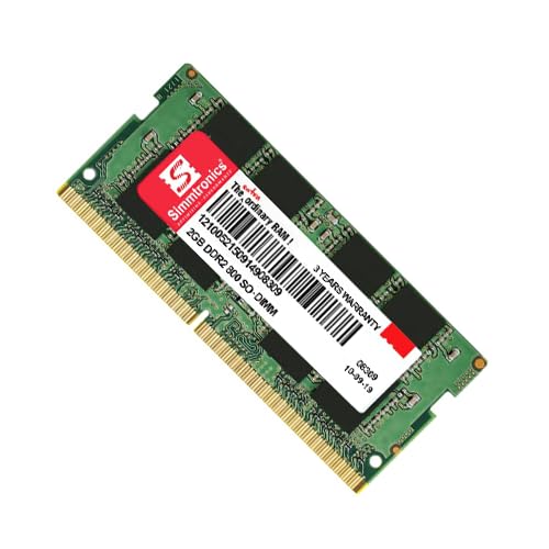 Simmtronics 2 GB Dddr-2 800 Mhz Pc 6400 for Laptop