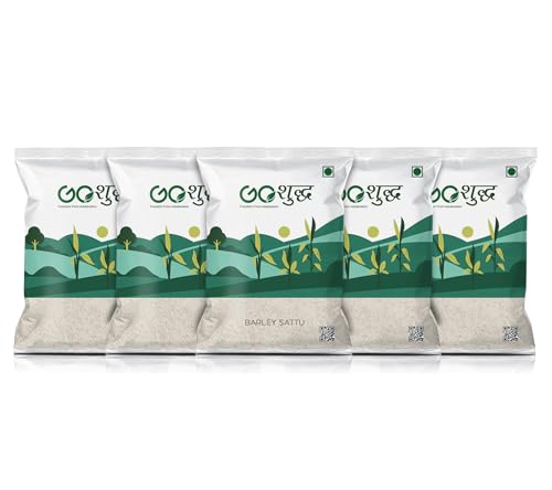 Image of Goshudh Jau Sattu 2.5 kg (500g Each Pack of 5) |Traditional Indian Barley Sattu Powder