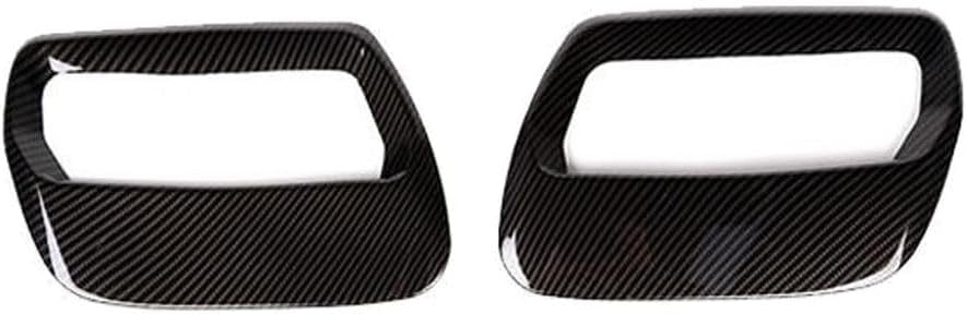 Hood Scoop Carbon Fiber Air Flow Vent Cover Trim Bezel for Ford for Mustang 2018-2019 RT-TCZ21191450