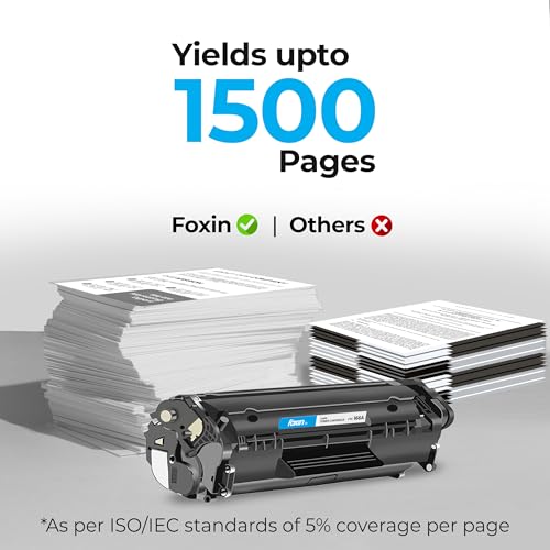 Image of Foxin FTC 166A Toner Cartridge | Compatible with W1660A HP Laser 1008a /1008w, MFP 1188a /1188w /1188pnw, LaserJet 1188nw | Monochrome Laser HP Printer Cartridge with Chip | High Page Yield - 1500