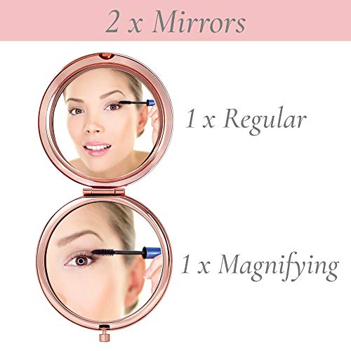 Cv Charvoria Mom Birthday Gifts For Mom - I Love You Mom Rose Gold Compact Mirror I Gifts For Mom From Daughter I Mom Gifts For Birthday I Sentimental Gifts For Mothers Day I Best Mom Gifts From Son #TOP5