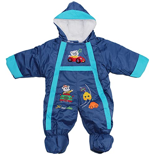 Sotala Baby Jungen Schneeanzug Schneeoverall Winteroverall mit Kapuze 62 Cover