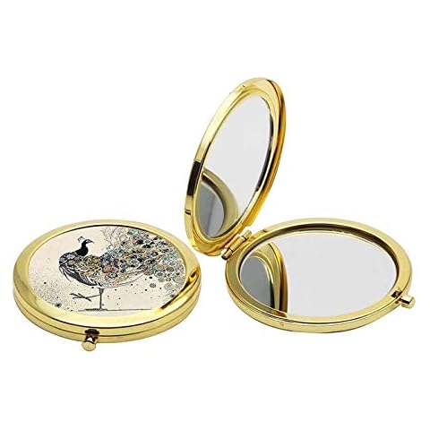 Bug Art Compact Mirror - Peacock Cover