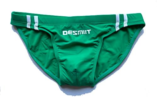 DESMIIT Men's Swimwear Briefs Bikini Low Rise Drawstring Swim Suit