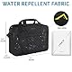 EMPSIGN Laptop Tasche 17 Zoll Laptoptasche für Herren Damen, Wasserdicht Erweiterbare Bussiness Aktentasche Notebooktasche Tablet Tasche Schulter Umhängetasche-Schwarz