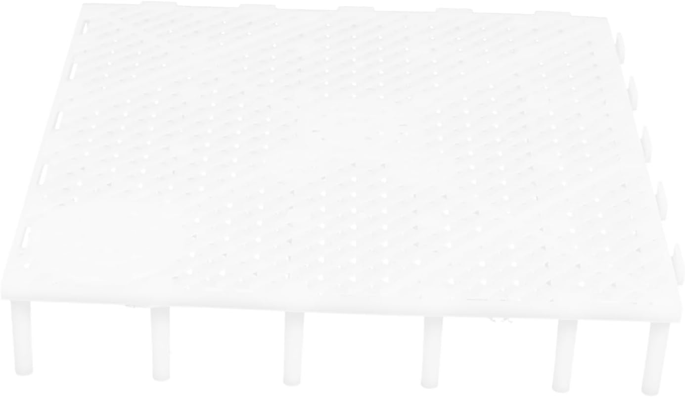 ORFOFE 10pcs Aquarium Bottom Filtering Plates Isolation Boards for Fish Tanks Divider Water Permeability Easy to Install