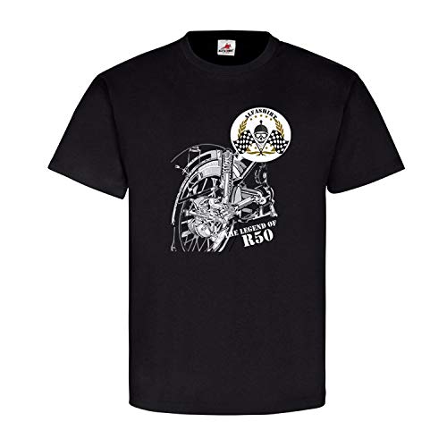 T-shirt de moto vintage Legend of R50 pour vos virées en ville et rassemblements