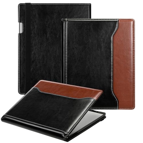 E NET-CASE Case for Remarkable 2 Tablet 10.3 inch (2020 Released) - New Business Design Upgraded Leather Cover for Remarkable 2 Digital Paper with Stand & Pen Holder (Black&Brown)