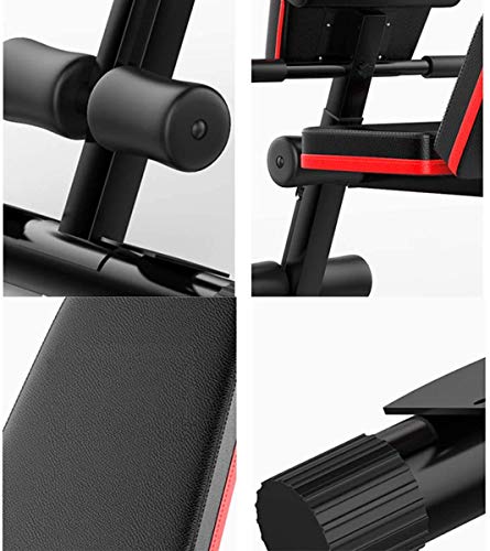 Nisorpa Dumbbell Bench Foldable Weight Bench With Adjustable Backrest and Priest Stool For Full Body Training Workout Sit Up