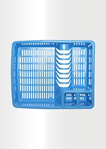 ECO Plastic Dish Drainer Utensil Holder, Dish Rack Drainers (Black)