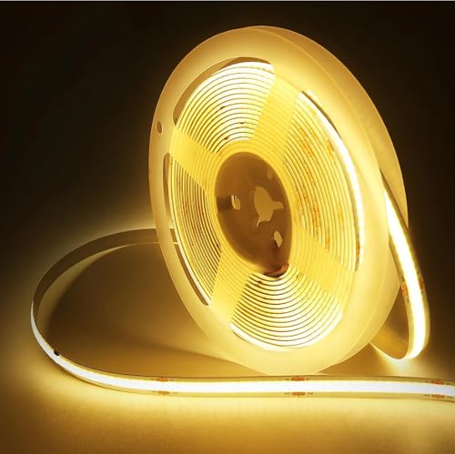 Tira Led COB USB 5V 300 LEDs Flexible 1M Amarillo miniatura 6