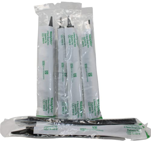 Welch.Allyn 102 espéculos universales para otoscopio de 2,75 mm, 3 mangas de 34 (paquete de 2) (paquete de 2)