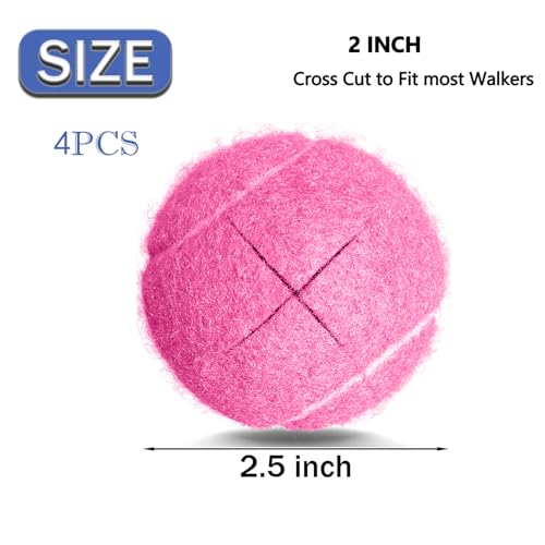 Image of Tennis Balls for Walkers, Pre Cut Walker Glide Balls for Chairs, Desks, Furniture Legs and Floor Protection, Heavy Duty Long Lasting Felt Pad Glide Coverings