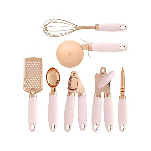 7-Piece Copper-Coated Stainless Steel Kitchen Utensil Set
