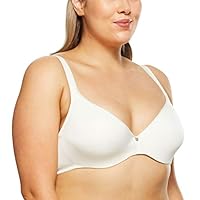 Hestia Women's Underwear Contoured Comfort Bra, Ivory, 14B