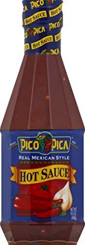 Pico Pica Mexican Hot Sauce - HOT - 15.5 Ounces (6 Pack) image 2