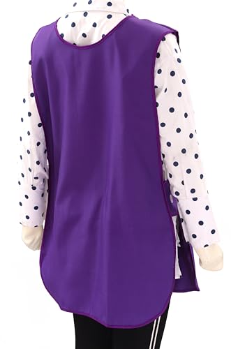 LINEN CLOSET® Womens Tabards with Pockets for Men Ladies Cleaning Catering Chef Kitchen Aprons Unisex Hygea Tabard Apron Work Tabards - Image 4
