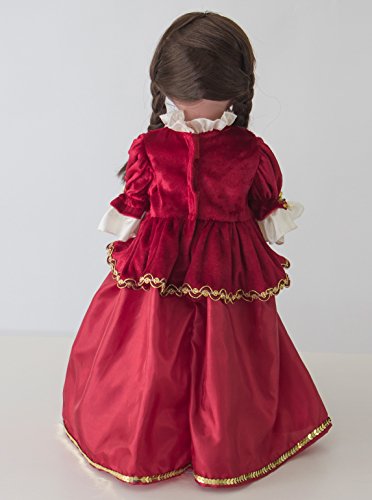 Little Adventures Winter Beauty Doll Dress - Doll Not Included - Machine Washable Child Pretend Play And Party Doll Clothes With No Glitter #TOP3