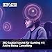 Sony INZONE Buds - True Wireless Esports Gaming Kopfhörer, Active Noise Cancelling, AI-Mikrofon, 24-Stunden-Akku + Schnellladung, 2,4GHz + LE Audio, Low Latency Dongle, PC & PS5-kompatibel - Schwarz
