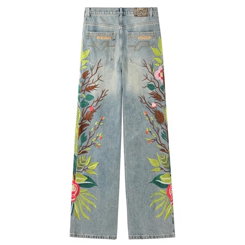 Cherry Blossom Denim Pant2