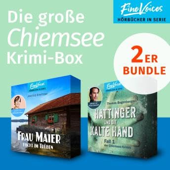 Die große Chiemsee Krimi-Box - Frau Maier fischt im trüben: Chiemgau-Krimi + Hattinger und die kalte Hand: Chiemsee-Krimi (ungekürzt) - Jessica Kremser