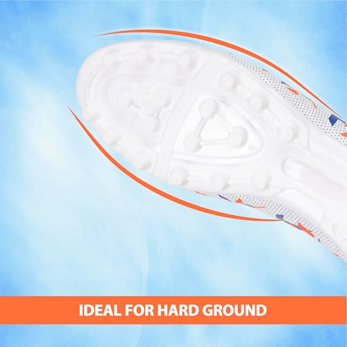 Image of Nivia Encounter Mg 2.0 Football Stud for Men, Synthetic Leather Upper, Lightweight Insole,High-Shear Strength TPU Outsole, Ideal for Hard & Grassy Surfaces