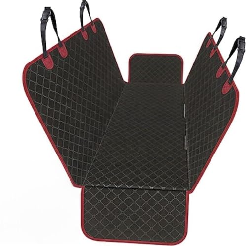 Image of Dog car seat Cover (Red, Hatchback Car Seat Cover)