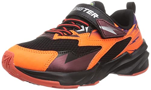 スニーカーブーツ スキルシューター SK0006 ボーイズ オレンジ 21.5 cm 2E