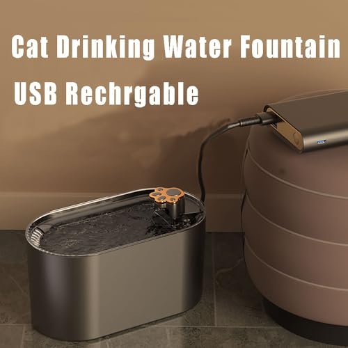 Fuente de agua automática para gatos de 3L blanco miniatura 2