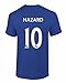 Tcamp Chelsea Shirt Eden Hazard #10 Jersey Men T-Shirt Royal,Medium