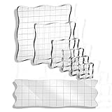Packungsinhalt: Sie erhalten 7 Stück Acrylstempelblöcke in verschiedenen Größen 2,5 x 2,5 cm, 3,1 x 3,1 cm, 3,8 x 3,8 cm, 5 x 5 cm, 7,5 x 7,5 cm, 10 x 10 cm, 15 x 5 cm cm; Jeder ist 0,31 Zoll / 0,8 cm dick und erfüllt Ihre Anforderungen zum Aufbringen verschiedener Stempel.