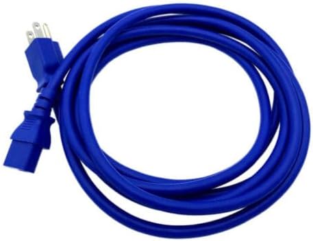 Replacement for fits 10 Blue Power Cord for MICROSOFT XBOX 360 BRICK CHARGER ADAPTER