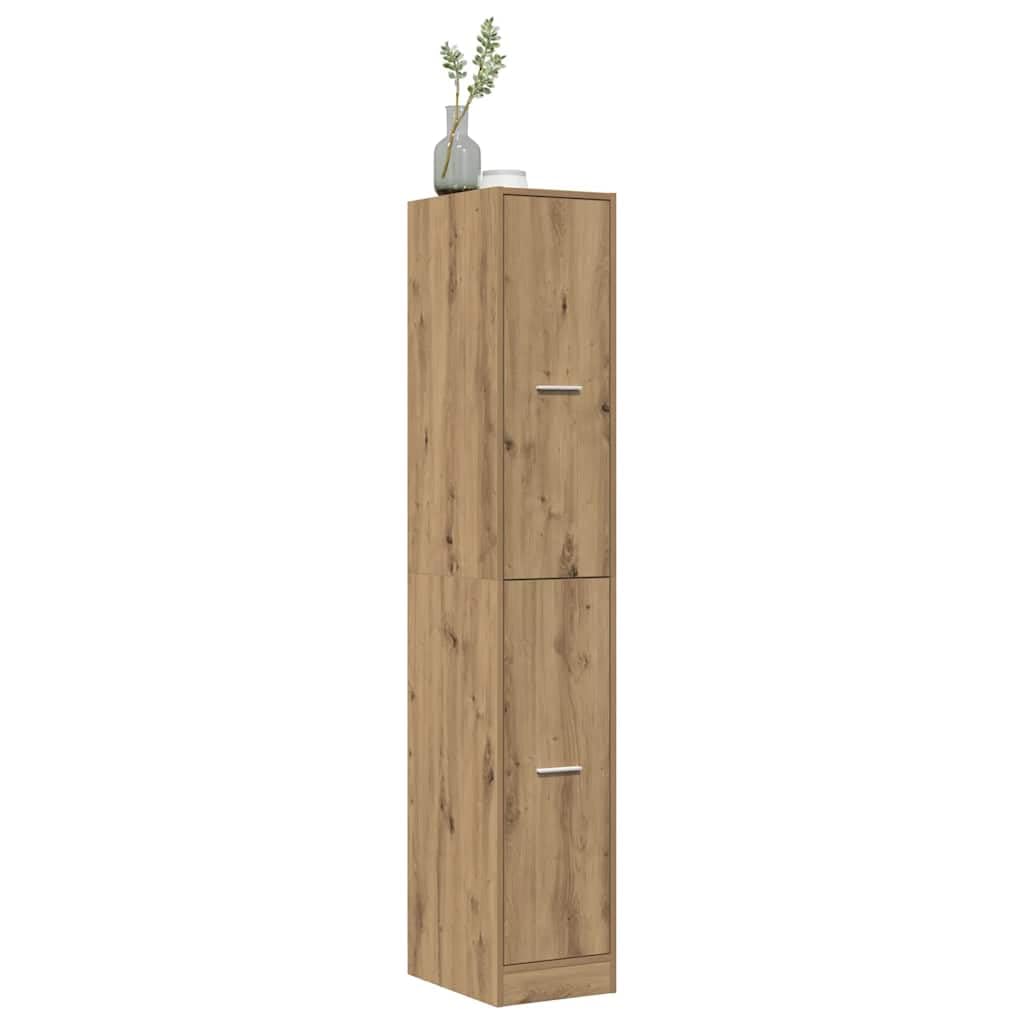 Générique Armoire d'apothicaire chêne Artisanal Bois d'ingénierie,Casiers & armoires de Rangement,3309635