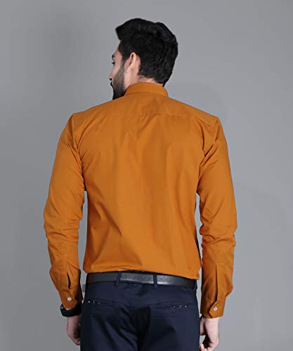 Image of FIFTH ANFOLD Men's Solid Slim Fit Shirt