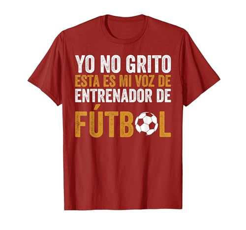 Coach Esta Es Mi Voz De Entrenador De Fútbol Camiseta, Hombre, Arándano, XL