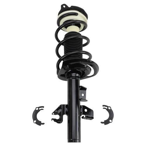 Image of TRQ Front and Rear Complete Strut Assembly & Shock Absorber Kit Complete Strut & Coil Spring Assembly Compatible with 2015-2017 Chrysler 200
