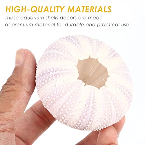 Happyyami 6Pcs Air Planten Houders Mini Zee- Egel Shell Pot Zee- Egel Schelpen Ambachtelijke En Decor - Image 3