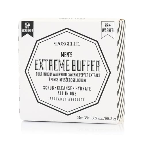 SPONGELLÉ Extreme Buffer Éponge Corps Homme Soin Douche Bergamote - 4