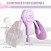 Thigh Trainer for Women, 15-70LB Adjustable Resistance Inner Thigh Exerciser for Pelvic Floor Muscle Repair, Thigh Trainer Kegel Exercise for Shaping, Yoga & Weight Loss at Home Gym - Purple