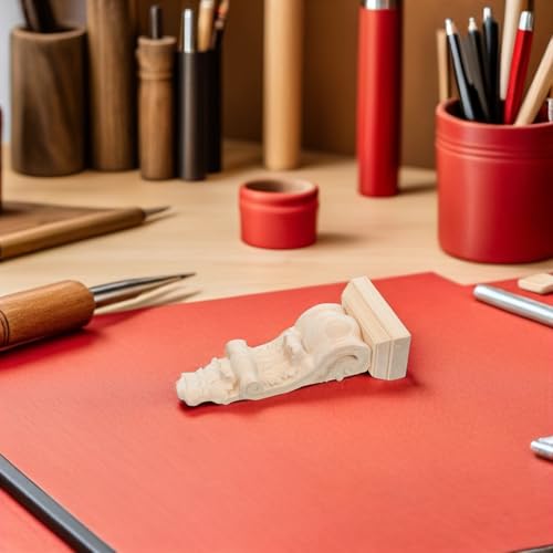 Ménsula de madera tallada SHINEOFI de estilo europeo para vigas de madera maciza 6
