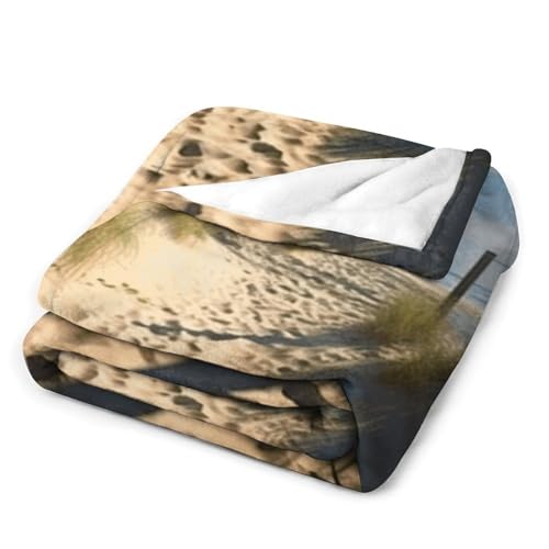 Couverture flanelle plage douce confortable canapé