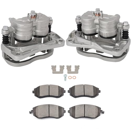 Image of SCITOO Front Disc Brake Kit - Brake Calipers with Pads 19B2683 19B2682 | For Saab For 9-2X,For Subaru For Baja /For Forester /For Impreza /For Legacy /For Outback /For WRX Ceramic Brake Pads D929-7830