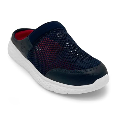 KazarMax Men Summer Breeze Navy/Red Mule -9 UK