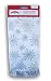 Holiday Time 2017 Miniature Christmas Tree Skirt - White with Silver Glitter Snowflakes - 18 Inch