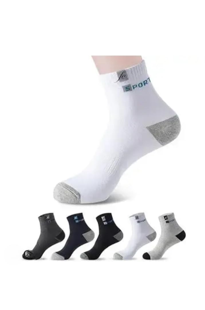Trendy Cotton Sports Ankle Socks for Men, Pack of 3 Pair (Sport sockes 3 pair_tm)-picture-45