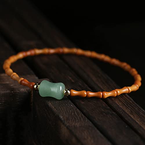 Bracelet feng shui aventurine en bois le cadeau idéal pour souhaiter la réussite