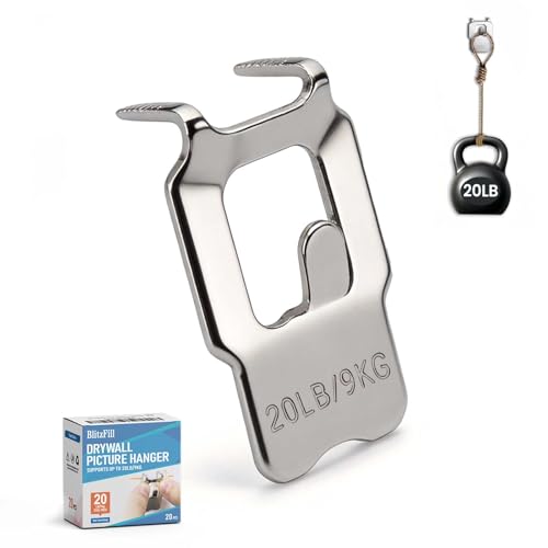 20 Pack Claw Drywall Picture Hangers - Heavy Duty No