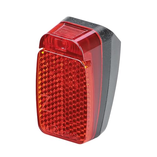 PROPHETE E-Bike LED-R&uuml;cklicht &ndash; Z-Reflektor integriert, geeignet f&uuml;r E-Bikes (6-48V) & E-Scooter, Schutzblechmontage, kompakte Bauweise, Montageweite 15 mm