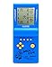 CZT Großbild-Ziegel Spielkonsole klassisches Puzzle eingebaut 23 Spiele Geschwindigkeit/Schwierigke... einstellbar mit 2 AA-Batterien (Nicht im Lieferumfang enthalten) (Blau)
