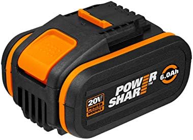 WORX 18V (20V MAX) 5.0Ah High Capacity Pro Battery with Indicator, PowerShare, WA3570